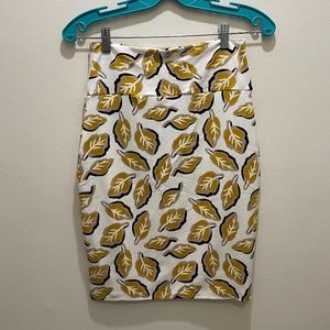 NEW NWT WITH TAGS Zilch Leaves Honey Tulip Skirt